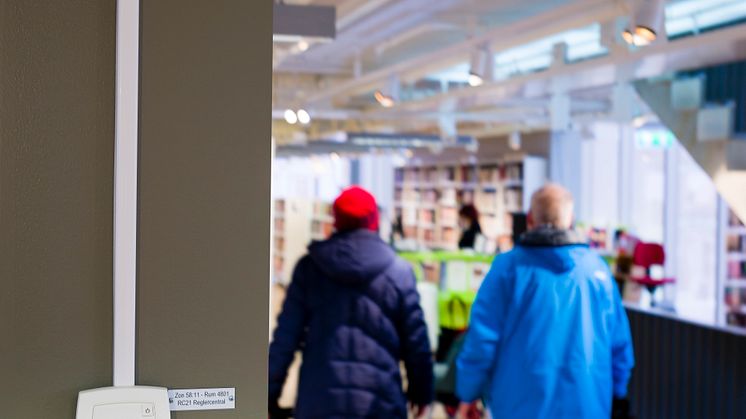 Cirka 80 st Regula Combi, rumsenheter, sitter spritt över de sex våningsplanen.