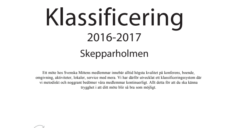 Klassificering av Svenska Möten 