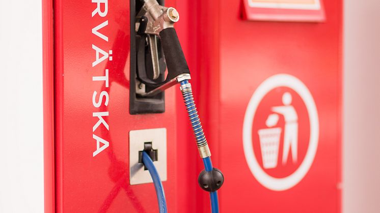 Spolarvätska på pump