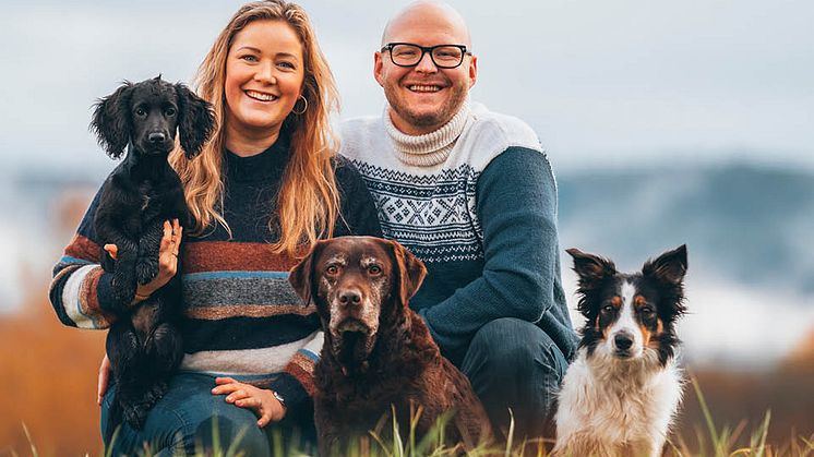 Maren og Jørgen Teien Rørvik. Best sammen - det usynlige båndet mellom deg og hunden din.