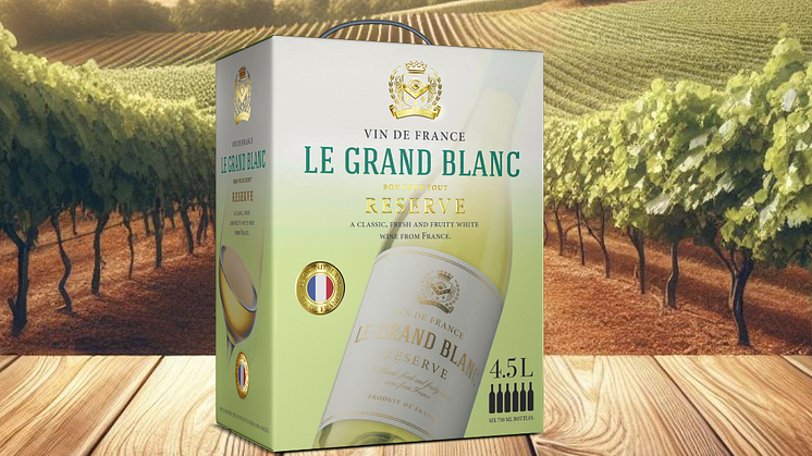 Le Grand Blanc 4,5 liter - Bäst prissatta boxen från Frankrike, 299 kr! 