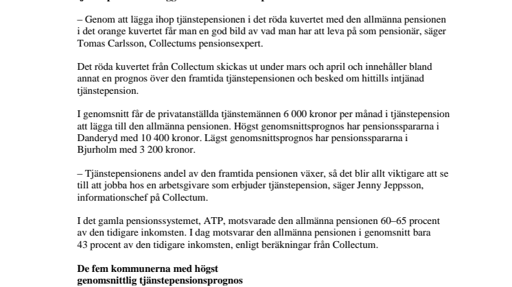 Nu får 1,5 miljoner svenskar röda kuvertet