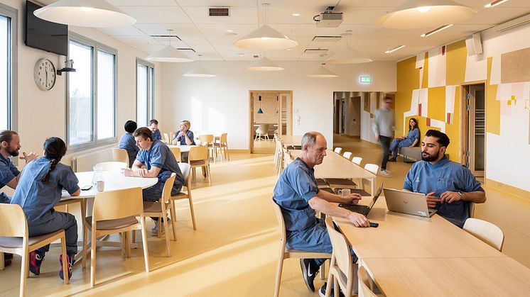 MaMatsal i O-huset, Karolinska Universitetssjukhuset i Huddinge.