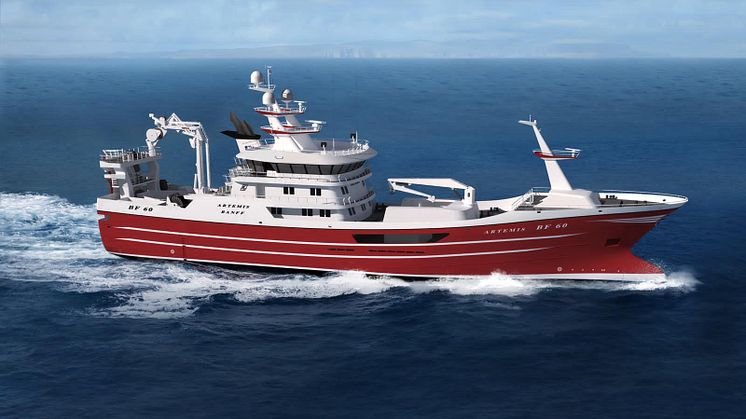 'Artemis' will be equipped with a selection of advanced SIMRAD sonar equipment 