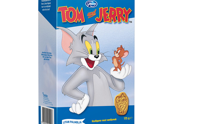 2 400 kg plast sparas när plastfiguren försvinner ur Tom & Jerry-kexpaketen 