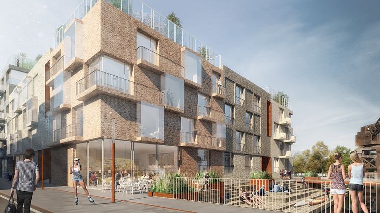 LINK arkitektur, Oceanhamnen, Café