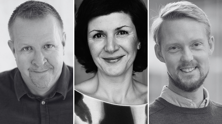 Zools grundare, Mattias Hedlund och Niklas Gustafsson, tillsammans med Simona Bamerlind, regionchef på HiQ.