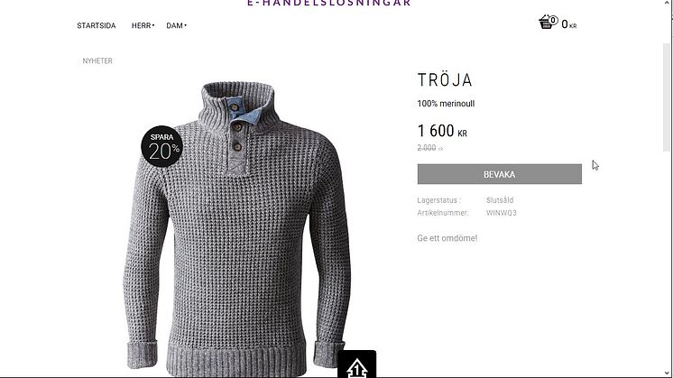 Åter i lager.