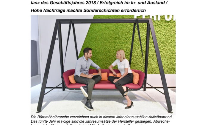 Büromöbel mit Schwung ins neue Geschäftsjahr