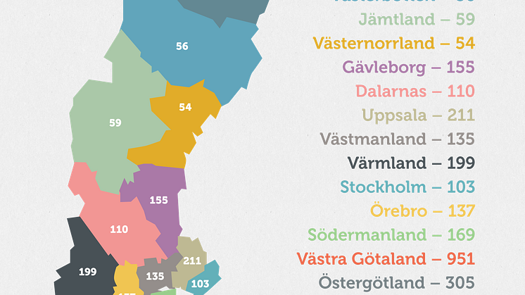 Hela listan: Länen med flest KRAV-bönder