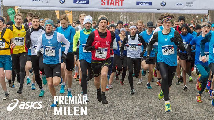 4500 löpare springer ASICS Premiärmilen i morgon