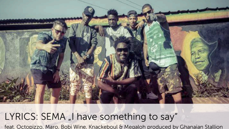 LYRICS - Viva con Agua Allstars Premiere: Internationale HIP HOP KOLLABO "SEMA - Say it!"