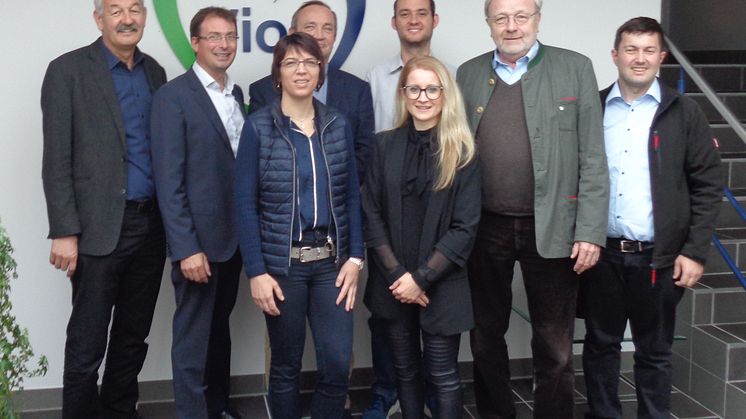v.l.n.r.: Gerhard Stadler, Franz Beringer, Isabella Timm-Guri, Ulrich Steinemann, Andrea Belegante, Patrick Birnesser, Dr. Heinz Schweer, Dr. Johann Ertl