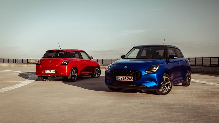Ny Suzuki Swift premiere den 1. juni 2024