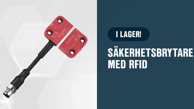Smart Safety Sensor SRF är en smart säkerhetsbrytare från Bernstein