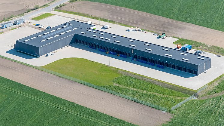 GLS' nye depot nord for Horsens, tæt på motorvej E45
