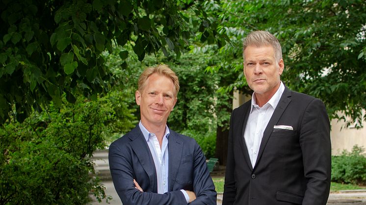 Magnus Palm, tillträdande vd iProspect och Mattias Behrer, koncernchef Dentsu Aegis Network