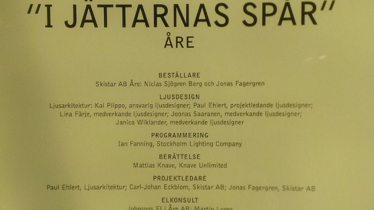 I Jättars Spår vinner Svenska Ljuspriset