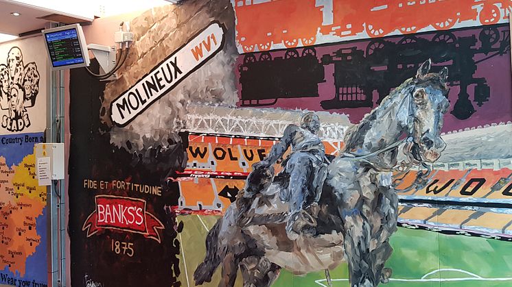 Wolverhampton waiting room mural (4) - April 2019