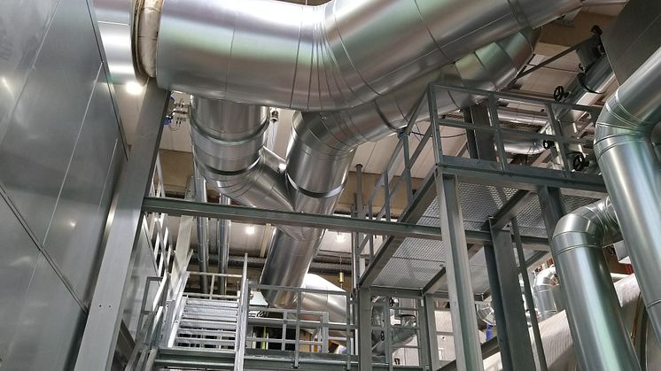 Alles neu: BHKW; Abhitzekessel und die entsprechenden Rohrleitungen hat ESW im Heizkraftwerk Minden modernisiert.