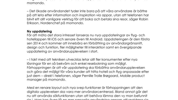 89 procent fler bokar resan med mobilen