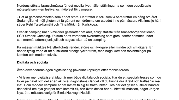 Festligt, fullsatt och full fart framåt i het bransch
