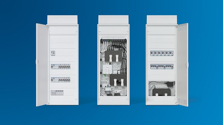 Vergrößertes Angebot: 5-reihige Aufputzvariante erweitert volta Portfolio von Hager