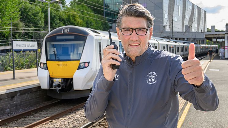 Mick Harford prepares for the Thameslink Derby!