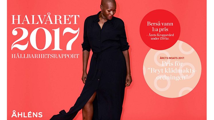 Åhléns Hållbarhetsrapport halvåret 2017