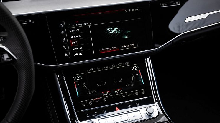 Audi A8 L TFSI e (Vesuvgrå)