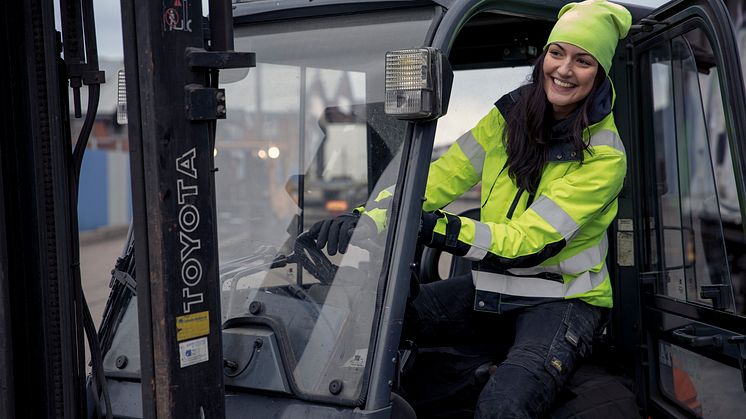 1137 AllroundWork, High-Vis 37.5® Vinterjakke for kvinner, Klasse 2/3, gul