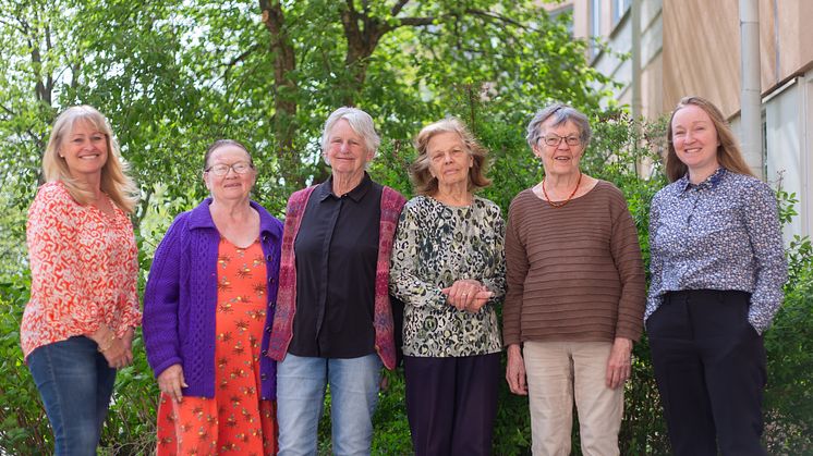 Gruppfoto medforskargruppen Foto Stiftelsen Äldrecentrum