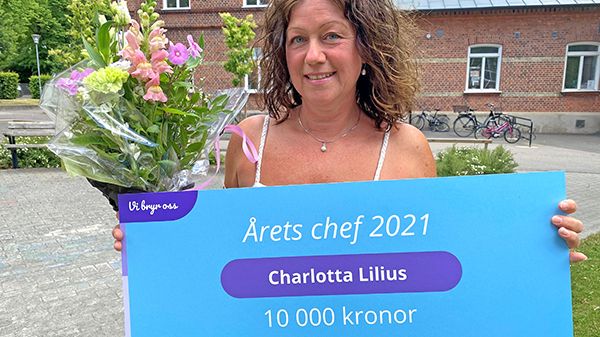 Charlotta Lilius fick utmärkelsen Årets chef 2021 förra året. Nu är det dags att nominera för 2022 års utmärkelser.