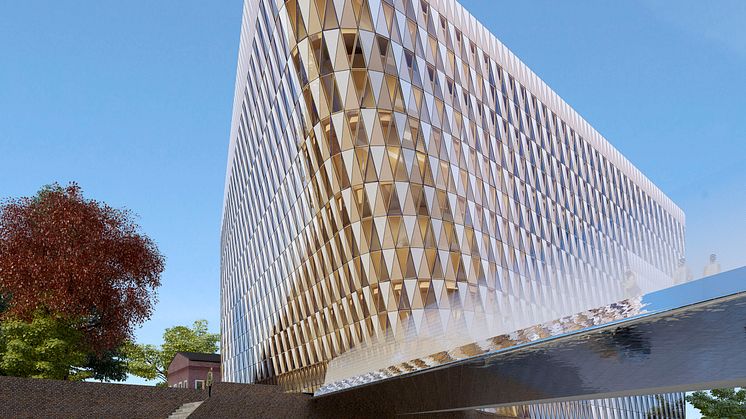 Skiss, KI aula, Solna