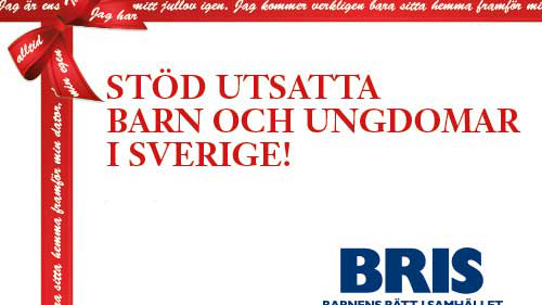 Kungsmässan samarbetar med BRIS i juletid. 