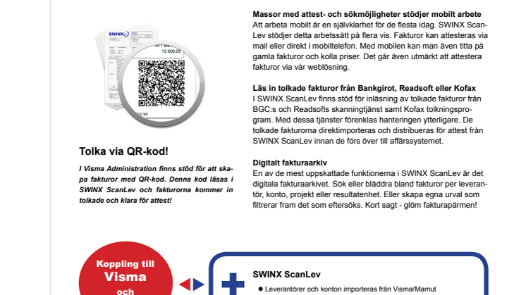 Glöm fakturapärmen, skanna fakturorna med SWINX ScanLev