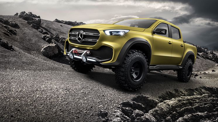 Mercedes-Benz Concept X-CLASS powerful adventurer