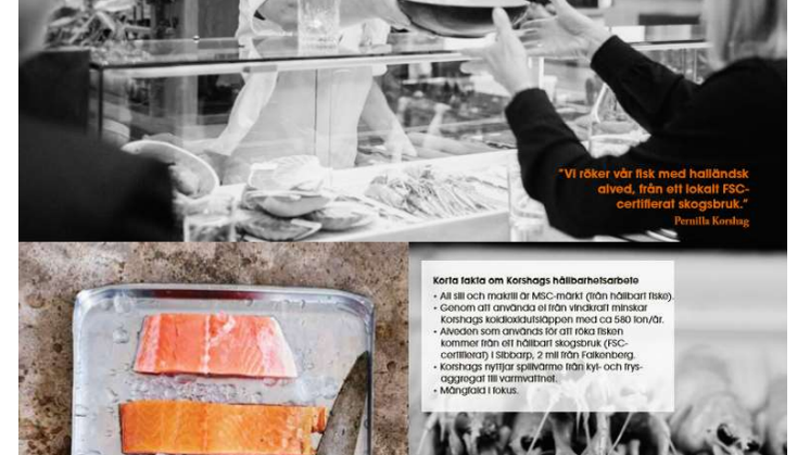 Martin & Serveras inspirationsmagasin nr 3, 2016 (utdrag; Korshags syn på hållbarhet)