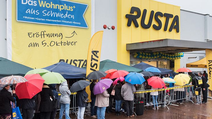 Rusta fortsätter sin expansion i Tyskland 