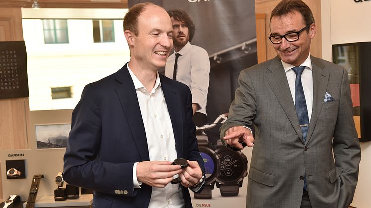  Stephan Lindner (Juwelier Fridrich) und Simon Schön (Garmin)