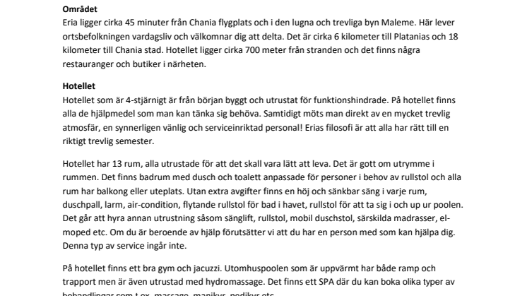 Tips på resa till Kreta i vår från Antero AB!