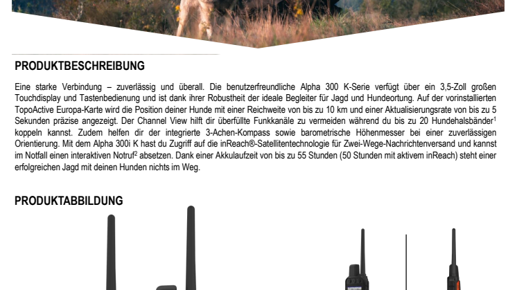 Datenblatt_Garmin_CH_Alpha 300k Serie