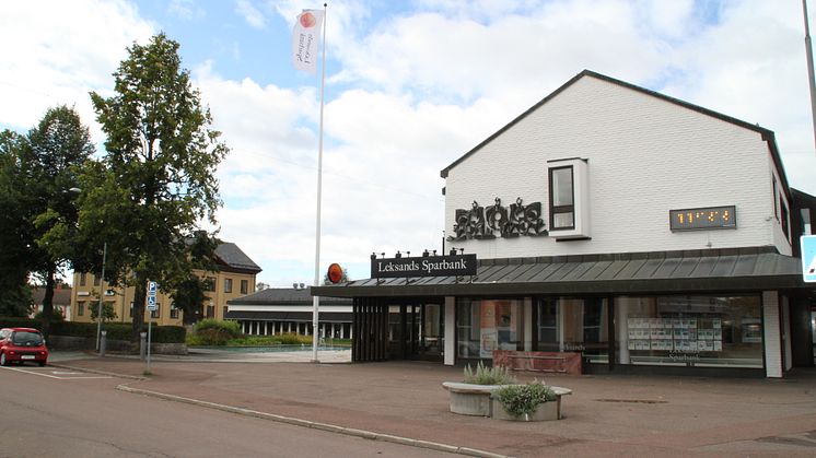 Leksands Sparbanks huvudkontor i Leksand