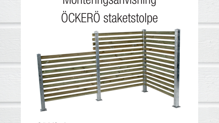 Öckerö monteringsanvisningar