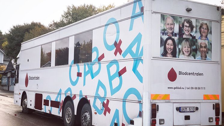 Blodbussen som kommer att åka till Ukraina