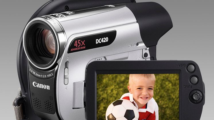 Canon introducerar en ny serie familjevänliga DVD-videokameror