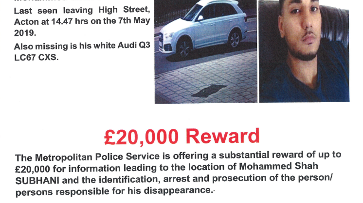 Reward poster