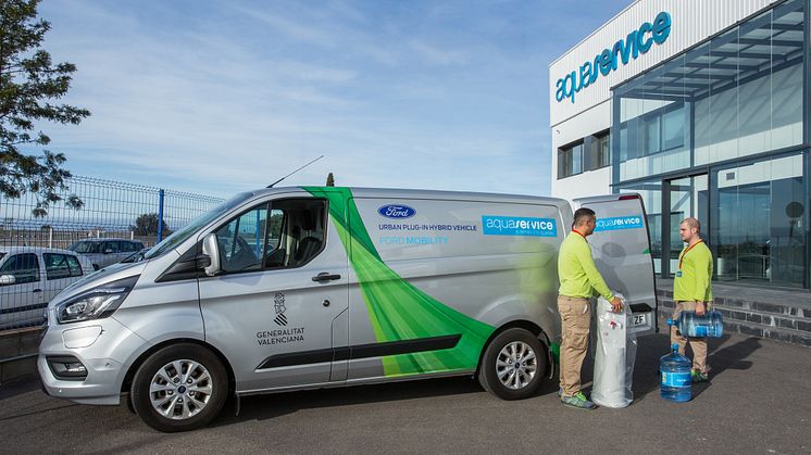 Geofencing blockchain PHEV studie 2020 Transit Custom ladbar hybrid