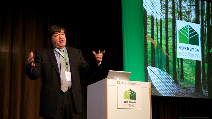 – Vi står inför stora energi- och miljöutmaningar. Det är absolut nödvändigt med en snabbare utveckling och snabbare implementering av gröna innovationer, menade Didier Roux, forsknings- och utvecklingschef på Saint Gobain.