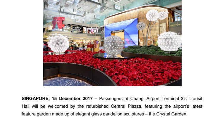Changi Airport unveils revamped T3 Central Piazza and highly anticipated Louis Vuitton duplex store